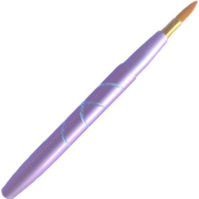 Divine cosmetics TH5 štetec na pery ružová 11 cm