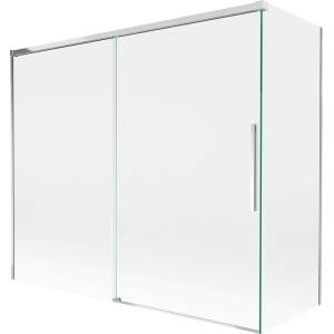 Mexen Rox параван за вана 2-крила плъзгащ се 180 + 90 x 150 см, прозрачен, хром - 8C9-180-090-01-00 (8C9-180-090-01-00)
