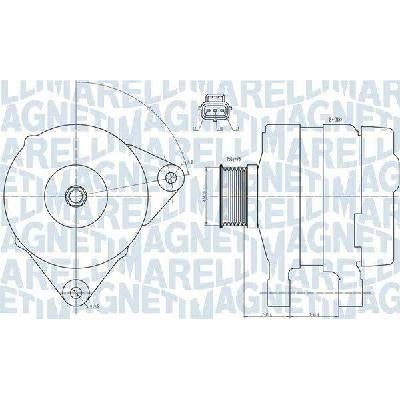 Generátor MAGNETI MARELLI 063731834010