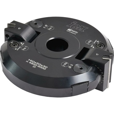 IGM Professional IGM F607 Uhlová nastaviteľná fréza +-90° MAN - D160x50 d30 Z2 ALU F607-16030