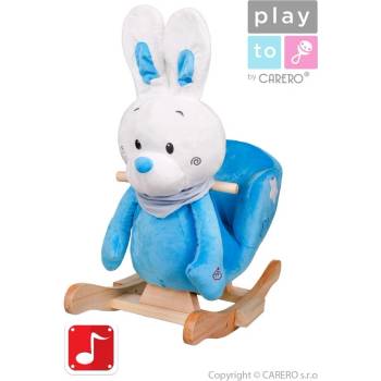 PlayTo Hojdacia hračka králiček modrá