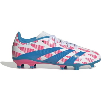 adidas Детски футболни бутонки Adidas Predator League Childrens Firm Ground Football Boots - White/Pink