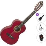 Valencia VC203 Standard SET Transparent Wine Red Класическа китара с размер 3/4
