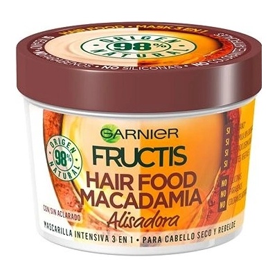 Garnier Fructis Macadamia Hair Food maska na suché vlasy 390 ml