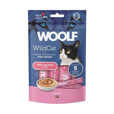 WOOLF WildCat Cream Regular Tuna&Salmon 5 x 14 g