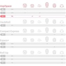 Compactor Bag Aspispace 5x M 70 litrů + 5x L 120 litrů