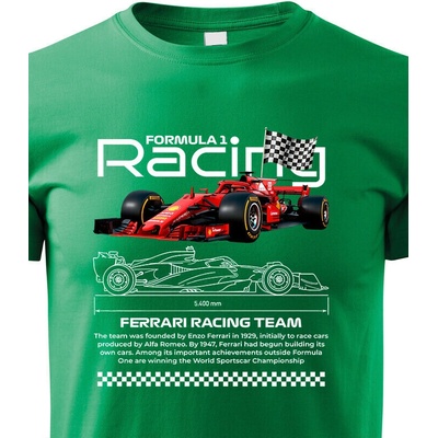 Dětské tričko F1Ferrari ZelenáCanvas Dětské tričko Bezvatriko.cz 2976