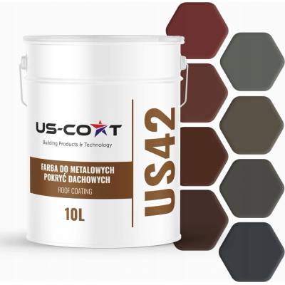 Barva US-Coat hnědá 10 l