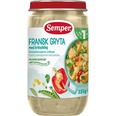 Semper Ястие Semper - Френска яхния с пиле и билки, 235 g (9619)