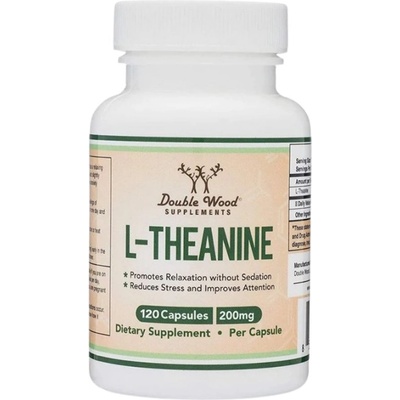 Double Wood Supplements L-Theanine 200 mg [120 капсули]