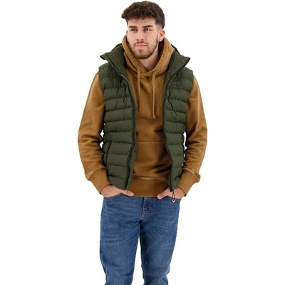 SUPERDRY Потник Superdry Fuji Sport Down Vest - Green (Dark Moss Green)