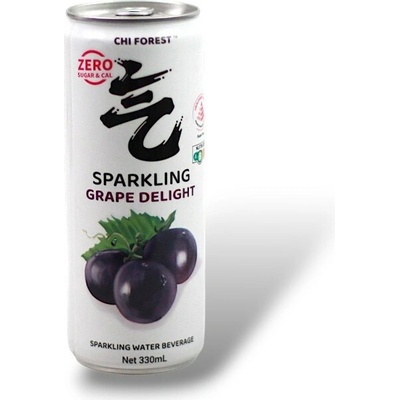CHI FOREST perlivá voda s hroznovou príchuťou 330 ml