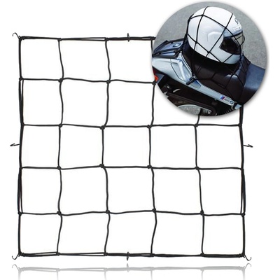 Auto-H.D 4106 Upevňovací síť na přilbu 135x135 cm, černá