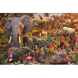 Ravensburger - Puzzle African Animals 3 - 3 000 piese