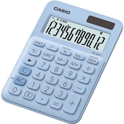 CASIO MS-20UC svetlo modrá - Objednaj 1 ks a dostaneš darček 1 ks Batéria MAXELL zinkovo-mangánová AA (R6), 4 ks ( Platí do 30.9.2025)