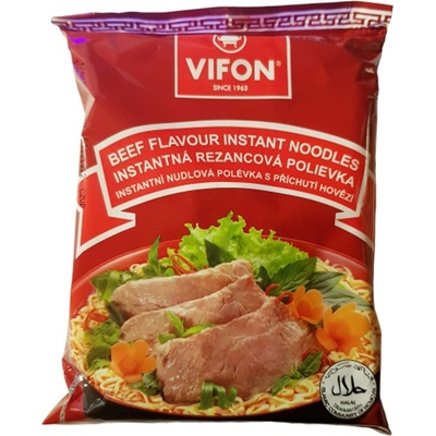 Vifon instantní nudle s příchutí hovězí 60 g