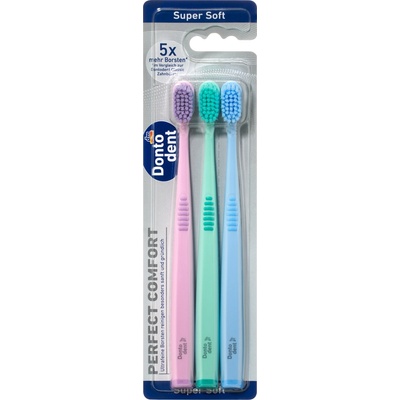 Dontodent Zubní kartáček Perfect Comfort Super soft 3 ks