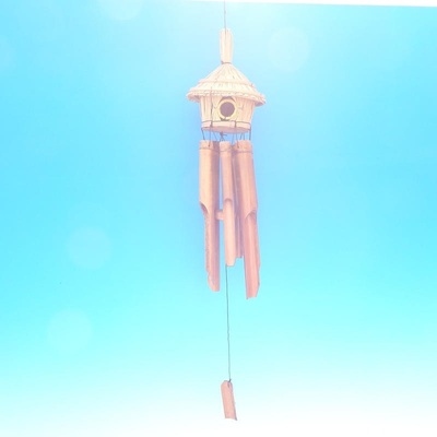 e-bonsai Bambusová zvonkohra 1budka 85 cm