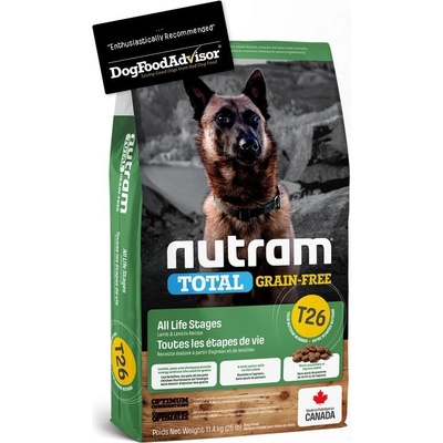 Nutram Total Grain-free Lamb & Lentils Dog 11,4 kg