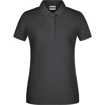 James & Nicholson Dámska polokošeľa z biobavlny 8009 Černá