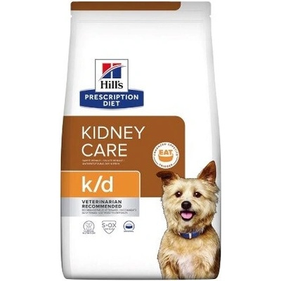 HILL'S Prescription Diet k/d Kidney Care Храна за кучета, суха, с грижа за бъбреците, 1.5 kg