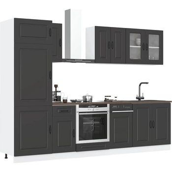 vidaXL Комплект кухненски шкафове от 8 части Kalmar, инженерно дърво (3314792)