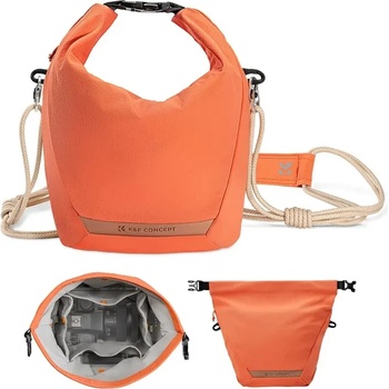 K&F Concept Дамска чанта за фотоапарат с презрамка Sling Bag Orange