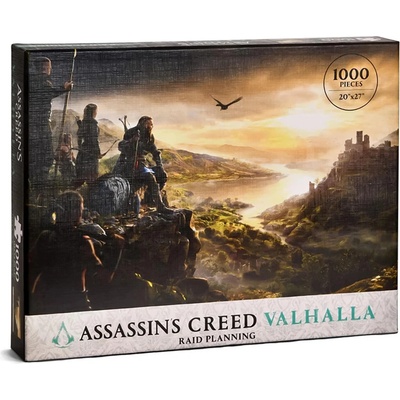 CurePink Assassin's Creed Valhalla: Raid Planning 51 x 69 cm 1000 dílků