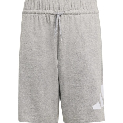 Adidas Детски къси панталони adidas Kid's Bold Knit Shorts 210 Shorts - Medium Grey Heather / White - размер 164 (EU) (701-3544-0414)