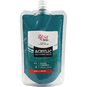 Rosa Studio АКРИЛНА боя Emerald Green (418) 200 ml 1 бр (323200418)