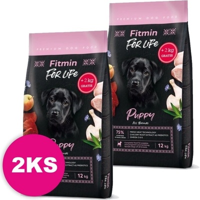 Fitmin dog For Life Puppy 2 x 14 kg