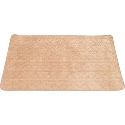 Takoy Koberec 80x150 vzor vrkoč svetlo hnedý-HT-00393 | 80 x 150 cm