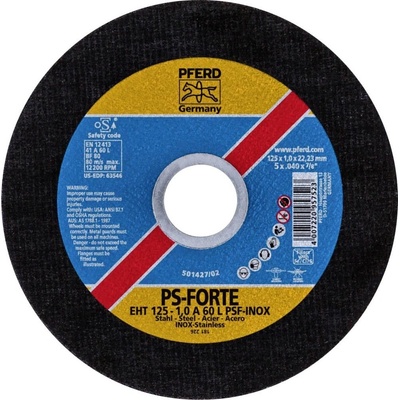 Pferd rezný kotúč rovný 125 mm 61715250 25 ks