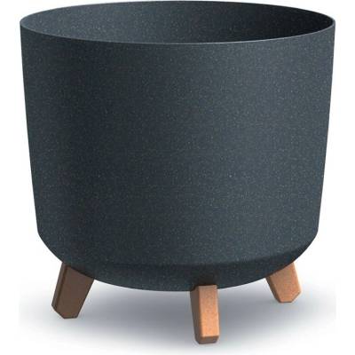 Prosperplast Kvetináč Gracia Tubus ECO WOOD 29,8 cm ECO WOOD antracit