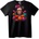 NOONEBRAND Тениска Флорален Ден на мъртвите - 2XL, Black