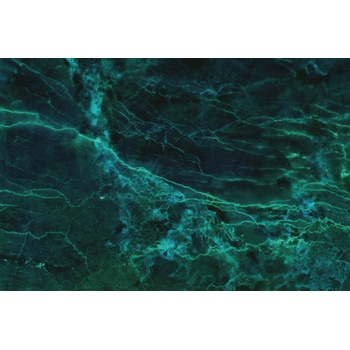 DIMEX ART s. r. o Флизелинов фототапет текстура от тъмнозелен мрамор 375 x 250 см