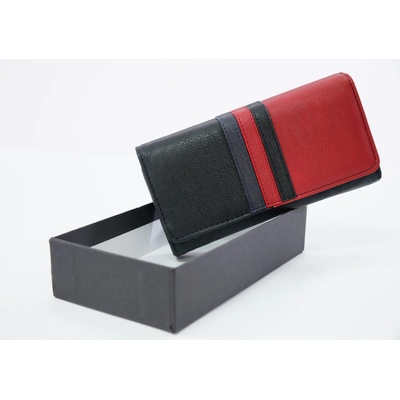 Radek's collection Дамско портмоне в черно и червено 5676-11-2