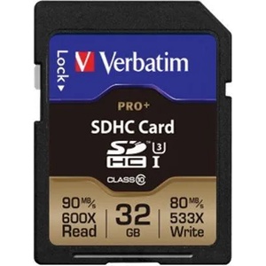 Verbatim Pro+ SDHC 32GB Class 10 U3 49196