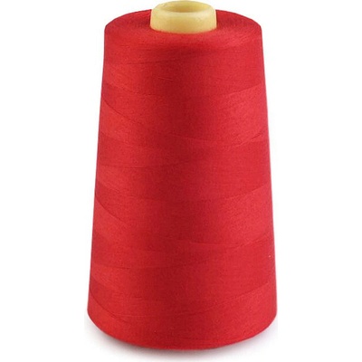 Polyesterové nitě pro overlocky i klasické šití návin 5000 yards PES 40/2 Poppy Red 1 ks