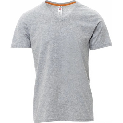 PAYPER v-neck melange 000909-0252 / Мъжка тениска с къс ръкав и v-образно деколте - меланж сиво xxxl (0009090252130013xl)