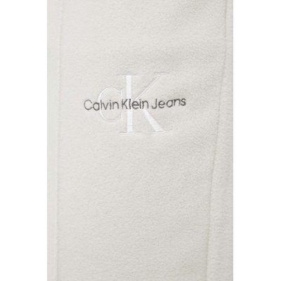 Спортен панталон Calvin Klein Jeans в бежово с апликация (J20J219742.9BYY)