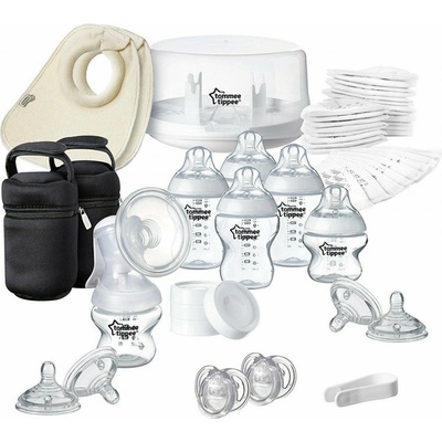 Tommee Tippee sada kojeneckých lahviček CN2 se sterilizátorem a odsávačkou