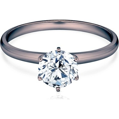 Savicki Zásnubný prsteň čierne zlato diamant SV R10 D CZ