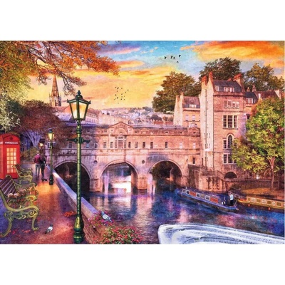 Ravensburger Dominic Davison Bath Romance, Bradford on Avon, Anglicko 1000 dielov