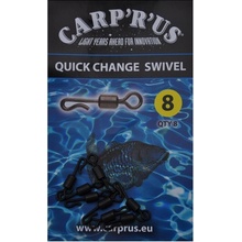 Carp´R´Us Obratlík Quick Change Swivel veľ.8 8 ks