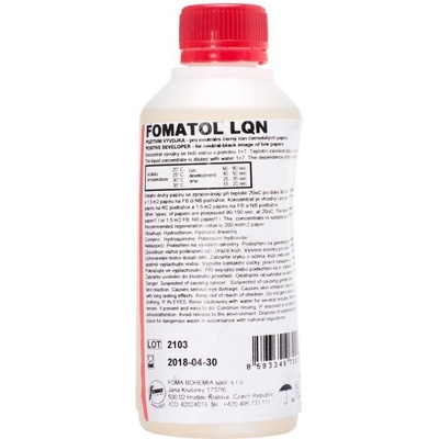 Fomatol LQN 250 ml pozitívna vývojka