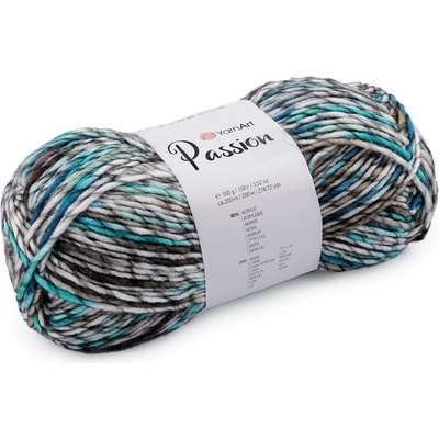 Pletací příze Passion 100 g Varianta: 5 (1241) tyrkys, Balení: 1 ks 54497/136402/251462