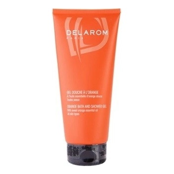 Delarom Body Care pomerančový sprchový a koupelový gel With Sweet Orange Essential Oil 200 ml