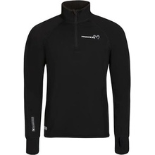 Progress TOREZ ZIP MERINO funkční mikina s krátkým zipem černá