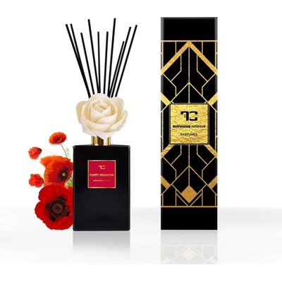 Dedra interiérový tyčinkový difuzér Poppy Meadow 500 ml